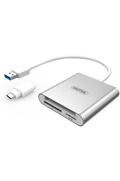 Unitek Card reader + USB / USB 3.1 Type-C adapter, Y-9313D