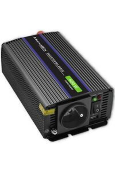 Qoltec Convertor de tensiune 300W, 600W Undă sinusoidală pură
