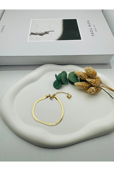 İtalyan Çelik Bileklik (Gold)