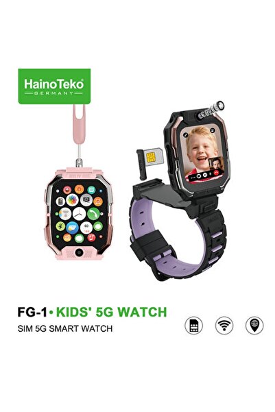 haino teko germany Hino Techco Fg-1 5g Smart Watch Phone for Kids, Sim Card S...