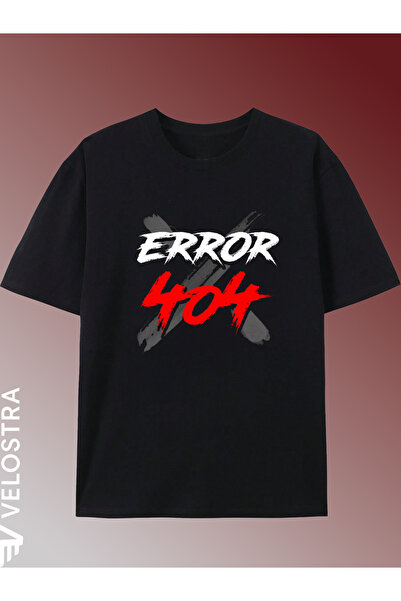 Velostra Unisex Error Printed Special Design Oversize Comfortable Daily Use C...