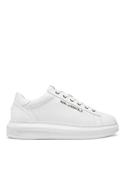 Karl Lagerfeld Ανδρικά Δερμάτινα NFT Kounter Sneakers Λευκά KL52575N-01W WHITE