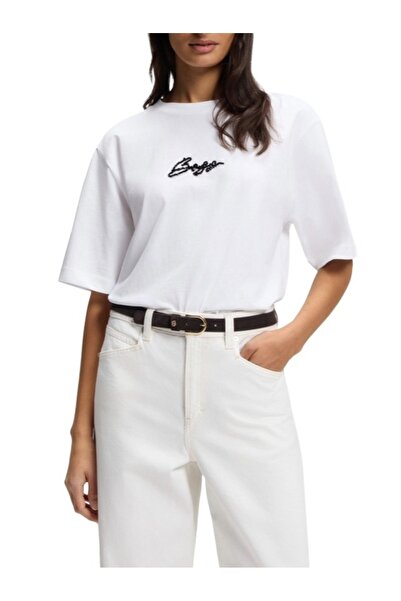 BOSS Γυναικείο C Eregular 2 T-shirt Λευκό 50559075-100