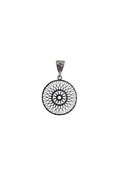 925 Rhodium-plated silver pendant
