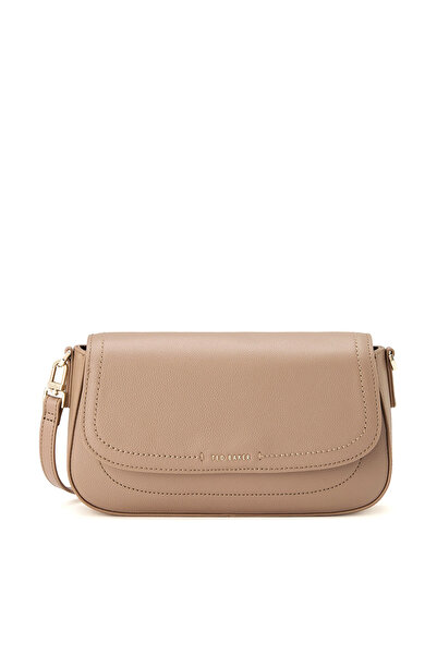 Ted Baker Γυναικεία Δερμάτινη Louiize Τσάντα Χιαστί Μπεζ 283918-TAUPE