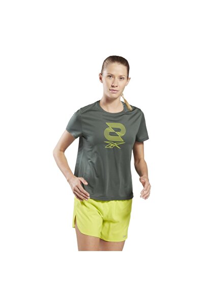 Reebok Femei& # x27;s Tricou grafic de alergare cu mânecă scurtă SW XS