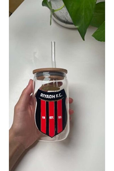 NASAQ Glass cup Al-Riyadh Saudi Club logo 400ml