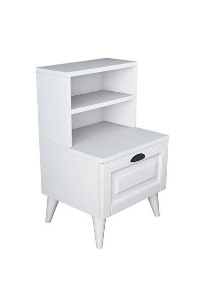 OEM Noptieră 45x40x74.4 cm – MDF melaminat de 18mm, Sertar cu membrană, Ușă d...