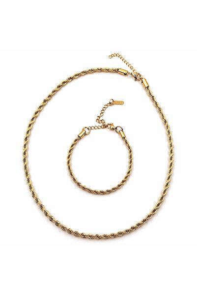 Jadenne Burgu Necklace Bracelet Set