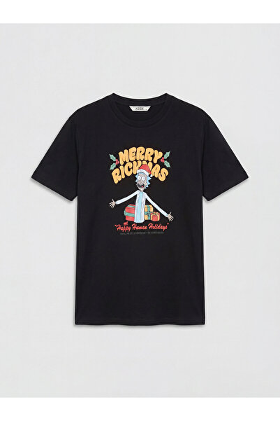 LC Waikiki Tricou bărbătesc cu tematică de Crăciun Rick și Morty