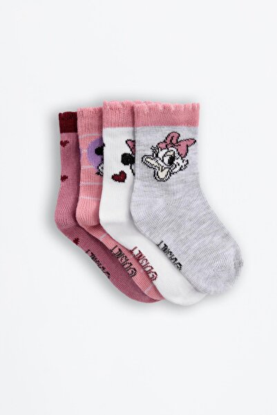 LEFTIES Minnie ve Daisy ©Disney Çorap (4'lü Pack)