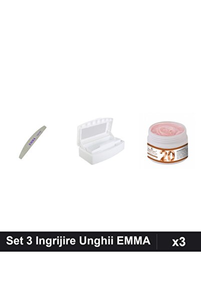 Makeup Set 3 Ingrijire Unghii EMMA, Pila 120/150, Gel Constructor UV LED 15g,...