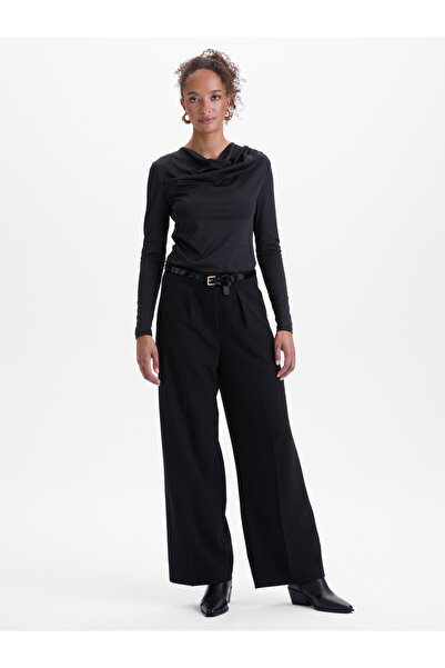ORSAY Black wide leg women's trousers