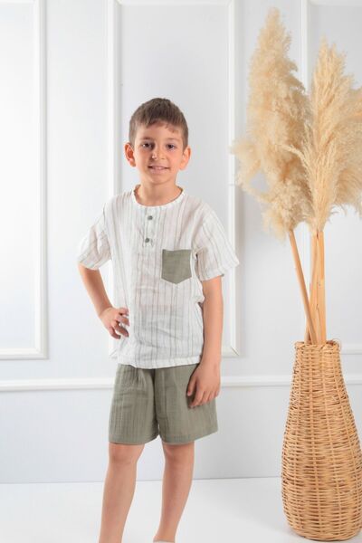 Cuckoo Cotton Boys shorts set