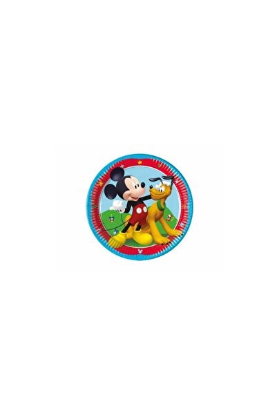 Procos Set 8 Farfurii Mickey Mouse Si Pluto Pentru Petrecere, 20cm