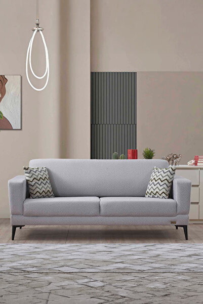 İYENA HOME LİVİNG Vıctor Mekanizmalı 3'lü Koltuk Koyu Gri