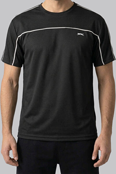 Slazenger 3615 Men's Crew Neck T-Shirt with Stripe Detail Regular Fit