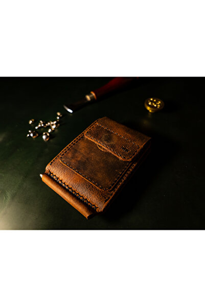 GERMANICIA LEATHER CRAFT Erkek Deri Cüzdan [Kişileştirme] GLC-XBOSS Hakiki De...