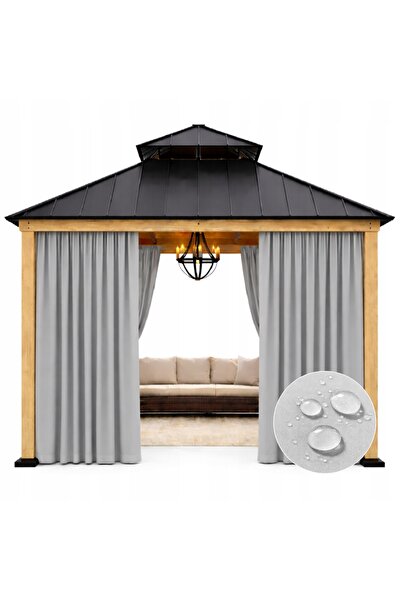 NOW-ART Waterproof outdoor garden Drapery Curtain , NOW-ART, Light grey, 155x...