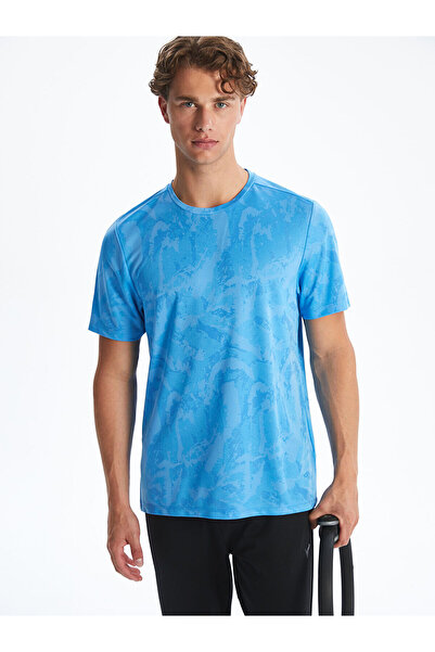 LC Waikiki Nevavm with Difference Oval Collar Men's Sports T-Shirt