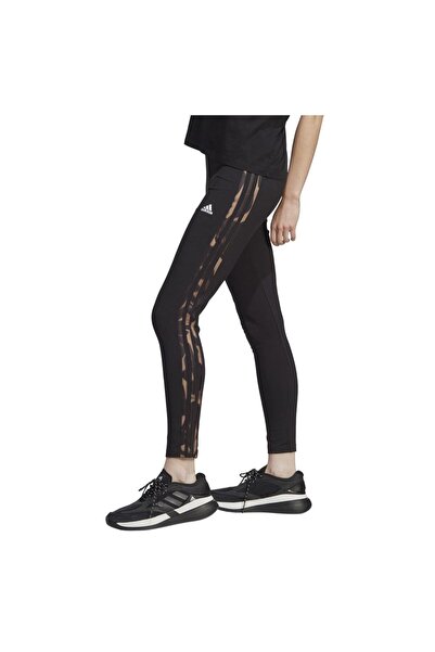 adidas Women's Vibrant Print 3-Stripes Cotton Leggings XS