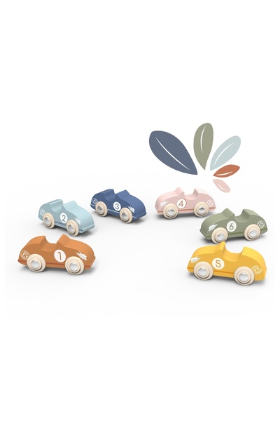 Speedy Monkey Wooden Race Car,