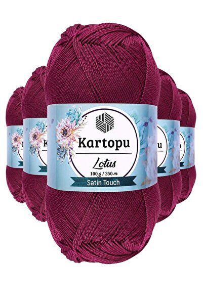 Royaleks Group 5 Pieces Lotus Bikini Bustier Blouse Knit Rope K747 Plum