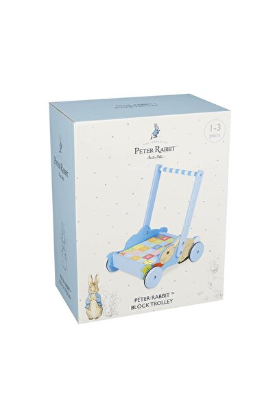 Orange Tree Toys Peter Rabbit™ Push Along Wooden Cart,