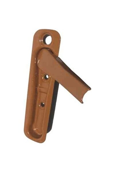 PVC Sürme Kapı Gömme Kol Metal Kahve