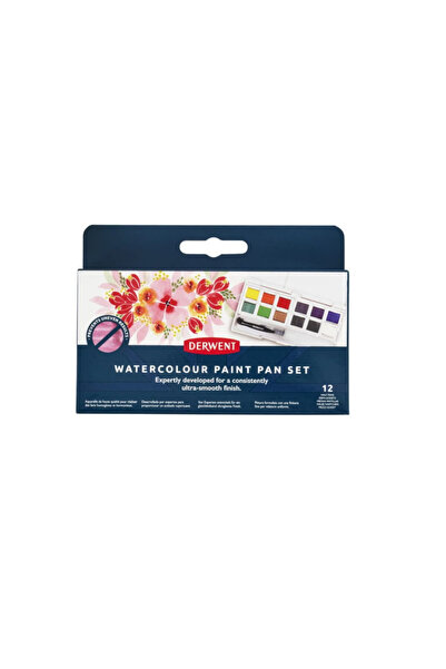 Derwent Set 12 acuarele Watercolour Paint Pan