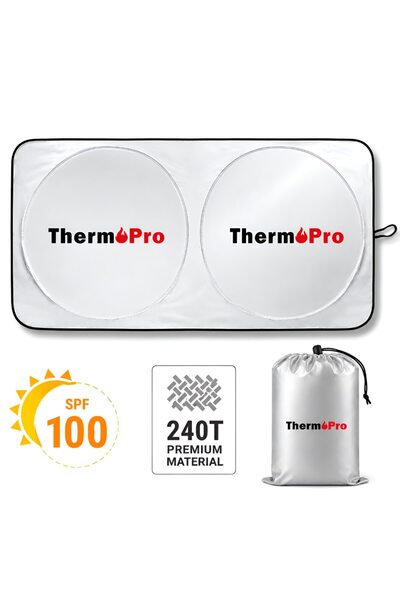 ThermoPro Parasolar auto Sun Master, blocare 99.87% raze UVB si 99.08% raze U...