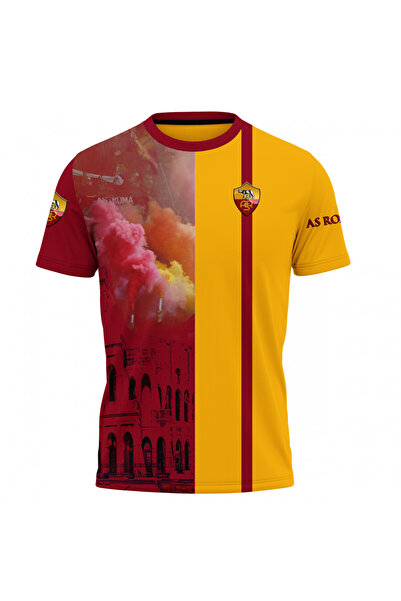 OEM Men's As Roma T-shirt, short sleeve multicolor S020