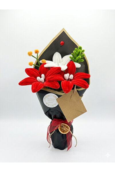 Flower desıgn by Merve ŞÖNİL 3’lü LİLYUM BUKETİ