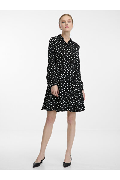 ORSAY Black women's knee-length shirt dress