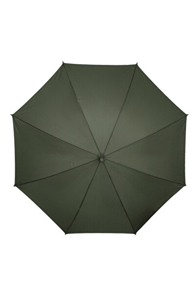 Zumzeria Kaki Automatic Open Cane Umbrella with Rubber Handle 89cm