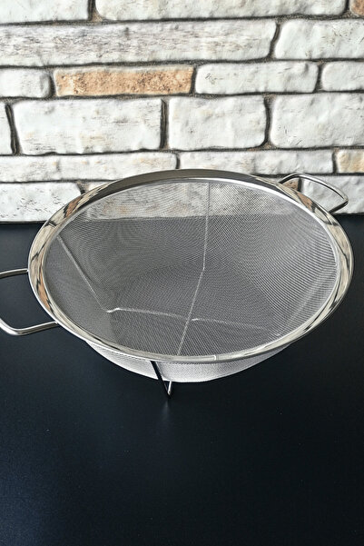 ELEGANCEV Stainless Steel Reinforced Strainer - Basket - Pasta Strainer - 28 cm