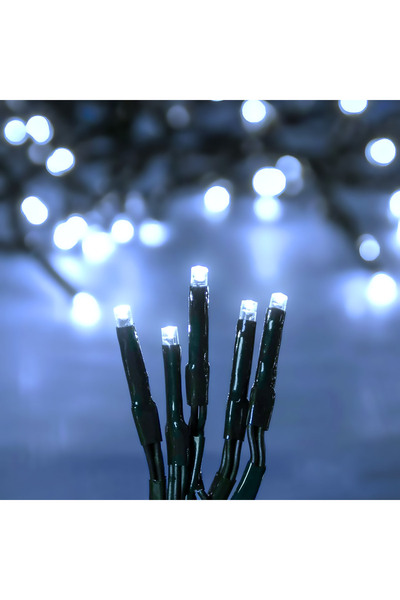 Zumzeria Instalație luminoasă cu 60 de becuri LED, cu baterii și program, 5.9...