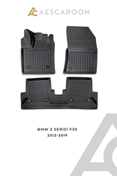 Bmw 3 Serisi F30 2012-2019 Arası 3D Havuzlu Paspas