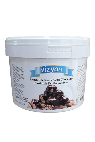 VİZYON Çikolatalı Profiterol Sosu 7 Kg