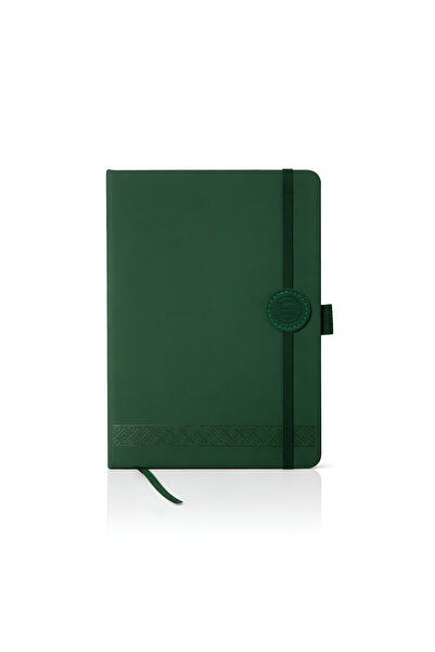 Galatia A5 PU Leather Notebook with Phone Holder & Pen Loop – 96 Ruled Pages