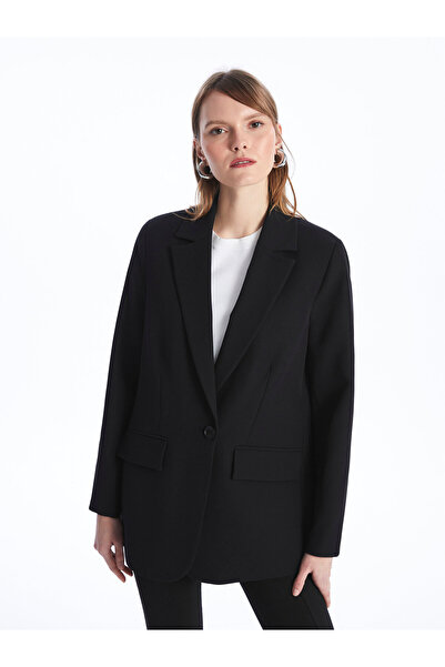 LC Waikiki Blazer pentru femei cu mânecă lungă simplă