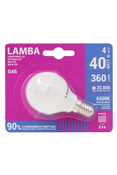 Zumzeria Bec LED E14 4W (G45) - Alb rece