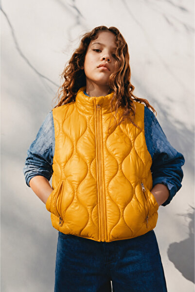 NANİCA Girl's Inflatable Quilted Vest 1-5 Years - 423505