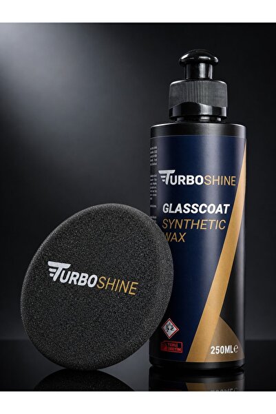 TURBO SHİNE GLASSCOAT SYNTHETIC WAX 250 ML- SÜNGER HEDİYELİ
