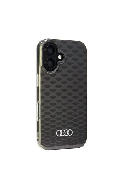 Audi Husă rigidă neagră MagSafe pentru iPhone 16 6.1 " cu model cusut IML AU-...