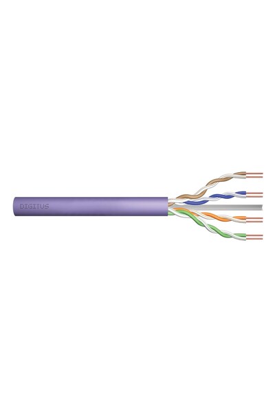 Digitus Cablu ICT de instalare cat.6, U/UTP, Dca, AWG 23/1, LSOH, 50m, violet...