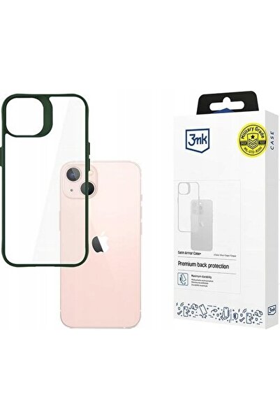 3MK Husă tip armură din satin + iPhone 15 verde/verde
