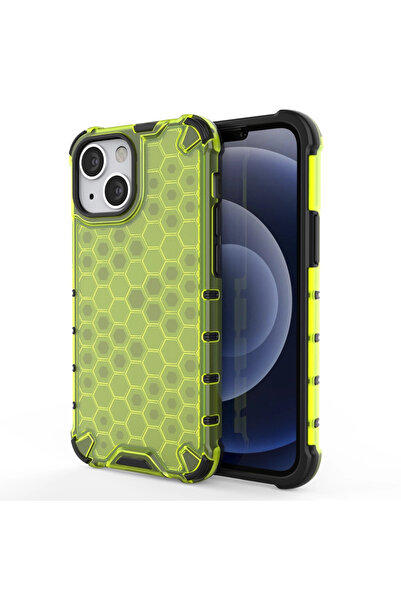 Hurtel Husă tip fagure, rezistentă, pentru iPhone 13 mini, verde