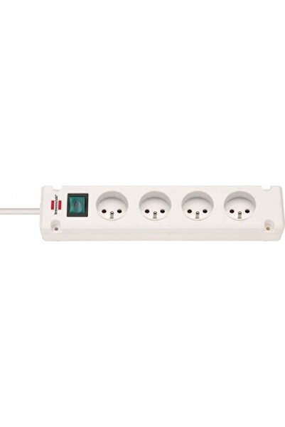Brennenstuhl Prelungitor Bremount cu 4 prize, 1,5 m, alb (1150651124)