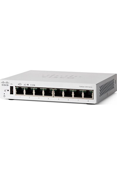 Cisco Systems Switch Cisco Catalyst 1200 8-p GE Desktop Ext PS PoE Input